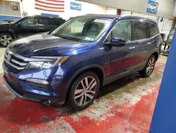 Salvage cars for sale at Angola, NY auction: 2016 Honda Pilot Touring