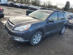 Salvage cars for sale from Copart Portland, OR: 2012 Subaru Outback 2.5I Premium