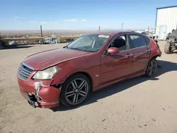 Salvage cars for sale at Albuquerque, NM auction: 2007 Infiniti M35 Base