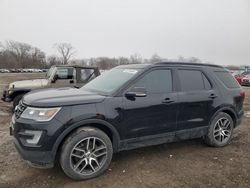 Vehiculos salvage en venta de Copart Des Moines, IA: 2017 Ford Explorer Sport