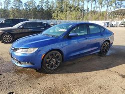 Salvage cars for sale at Harleyville, SC auction: 2015 Chrysler 200 S