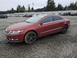 Salvage cars for sale from Copart Graham, WA: 2016 Volkswagen CC Base