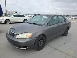 Toyota Corolla ce salvage cars for sale: 2008 Toyota Corolla CE