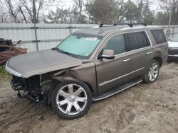 Salvage cars for sale at Hampton, VA auction: 2015 Cadillac Escalade Luxury