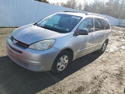 Salvage cars for sale at Windsor, NJ auction: 2004 Toyota Sienna CE