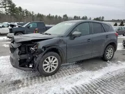 Salvage cars for sale at Windham, ME auction: 2014 Mazda CX-5 Touring