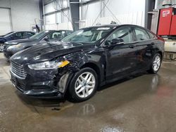 Salvage cars for sale at Ham Lake, MN auction: 2016 Ford Fusion SE