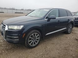 Salvage cars for sale at Kansas City, KS auction: 2018 Audi Q7 Prestige