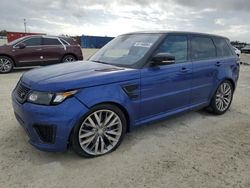 Land Rover salvage cars for sale: 2016 Land Rover Range Rover Sport SVR