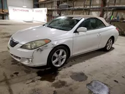 Salvage cars for sale at Eldridge, IA auction: 2004 Toyota Camry Solara SE