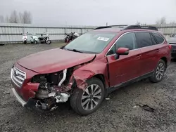 Salvage cars for sale at Arlington, WA auction: 2017 Subaru Outback 2.5I Limited