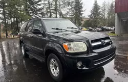 Toyota Sequoia sr5 salvage cars for sale: 2006 Toyota Sequoia SR5