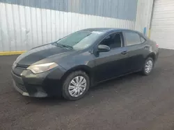 Toyota salvage cars for sale: 2016 Toyota Corolla L