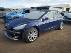 Salvage cars for sale at Brighton, CO auction: 2020 Tesla Model 3