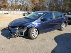 Salvage cars for sale at Austell, GA auction: 2022 Toyota Corolla LE