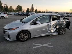 Salvage cars for sale at Rancho Cucamonga, CA auction: 2020 Toyota Prius Prime LE