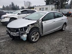 Chevrolet salvage cars for sale: 2016 Chevrolet Cruze LT