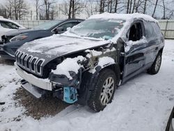 Salvage cars for sale at Central Square, NY auction: 2016 Jeep Cherokee Latitude