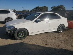 Salvage cars for sale at San Diego, CA auction: 2013 Mercedes-Benz C 250