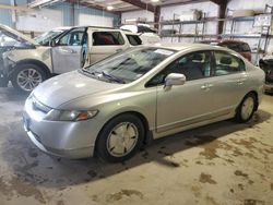 Honda salvage cars for sale: 2008 Honda Civic Hybrid