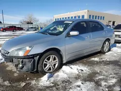 Vehiculos salvage en venta de Copart Littleton, CO: 2007 Honda Accord SE