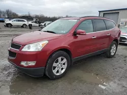 Salvage cars for sale at Duryea, PA auction: 2012 Chevrolet Traverse LT