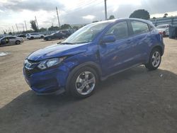 Salvage cars for sale at Miami, FL auction: 2018 Honda HR-V LX