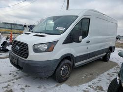 Salvage cars for sale at Pekin, IL auction: 2018 Ford Transit T-250