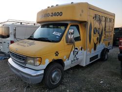 Salvage trucks for sale at Houston, TX auction: 2000 Ford Econoline E350 Super Duty Cutaway Van