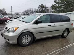 Salvage cars for sale at Moraine, OH auction: 2008 Honda Odyssey LX