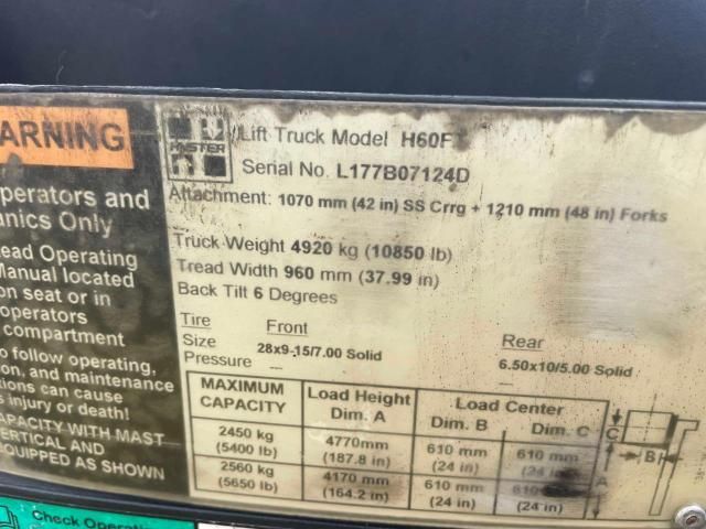 2005 Hyster Fork Lift