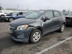 Chevrolet salvage cars for sale: 2016 Chevrolet Trax LS