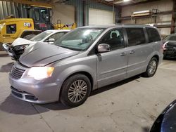 Salvage cars for sale at Eldridge, IA auction: 2014 Chrysler Town & Country Touring L