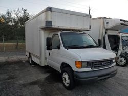 Salvage trucks for sale at West Palm Beach, FL auction: 2007 Ford Econoline E450 Super Duty Cutaway Van