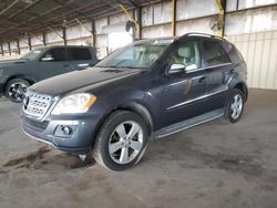 Mercedes-Benz salvage cars for sale: 2010 Mercedes-Benz ML 350