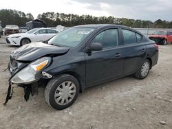 Salvage cars for sale at Florence, MS auction: 2015 Nissan Versa S