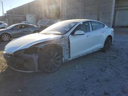 Salvage cars for sale at Fredericksburg, VA auction: 2012 Tesla Model S