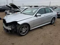 Salvage cars for sale at Elgin, IL auction: 2014 Mercedes-Benz E 350 4matic