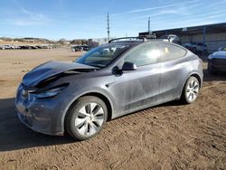 Salvage cars for sale at Colorado Springs, CO auction: 2021 Tesla Model Y