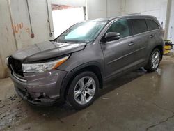 Salvage cars for sale from Copart Madisonville, TN: 2016 Toyota Highlander Limited