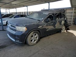 Salvage cars for sale at Anthony, TX auction: 2012 Dodge Durango SXT