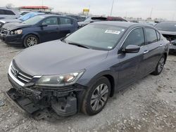 Salvage cars for sale from Copart Cahokia Heights, IL: 2015 Honda Accord LX