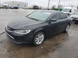 Salvage cars for sale at Chicago Heights, IL auction: 2015 Chrysler 200 Limited