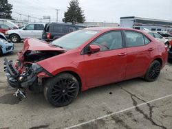 Salvage cars for sale from Copart Moraine, OH: 2016 Toyota Corolla L