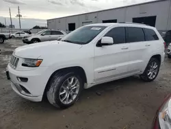 Salvage cars for sale at Jacksonville, FL auction: 2015 Jeep Grand Cherokee Summit