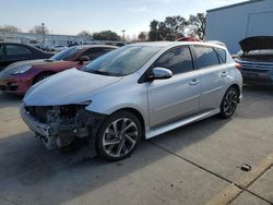 Salvage cars for sale at Sacramento, CA auction: 2016 Scion IM