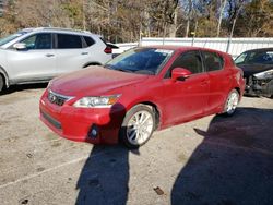 Salvage cars for sale at auction: 2013 Lexus CT 200