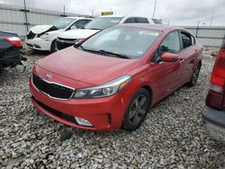 KIA salvage cars for sale: 2018 KIA Forte LX