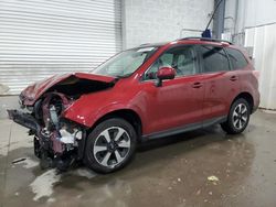 Salvage cars for sale at Ham Lake, MN auction: 2018 Subaru Forester 2.5I Premium