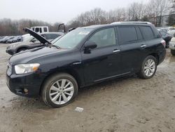 Toyota Highlander salvage cars for sale: 2009 Toyota Highlander Hybrid Limited